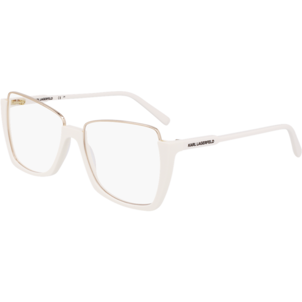 Occhiali vista  Karl lagerfeld Kl355 cod. colore 105 Donna Squadrata Bianco