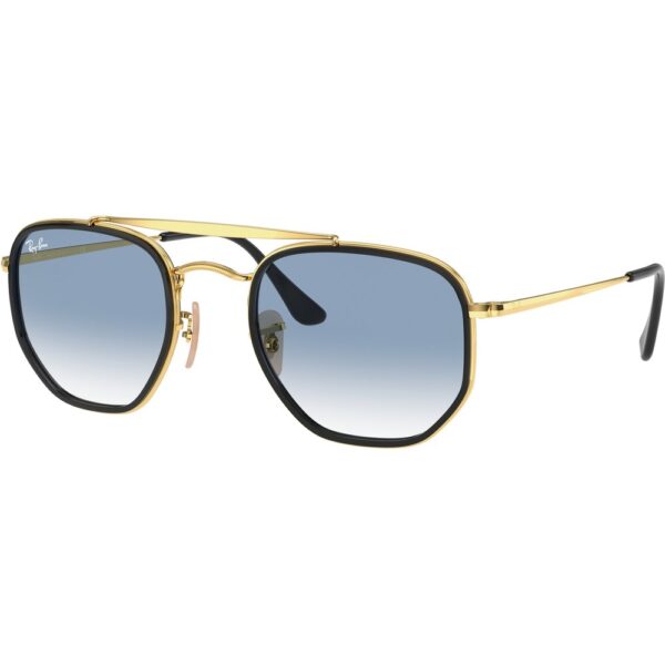 Occhiali da sole  Ray - ban Rb3648m the marshal ii cod. colore 91673f Unisex Geometrica Oro