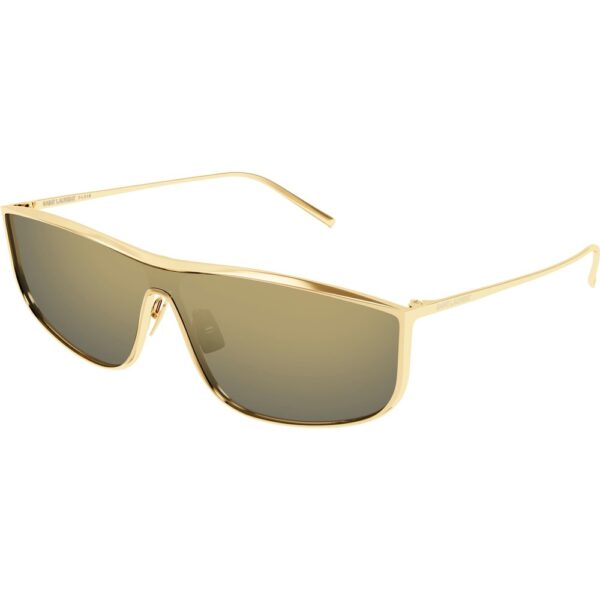 Occhiali da sole  Saint laurent Sl 605 luna cod. colore 004 Unisex Squadrata Oro