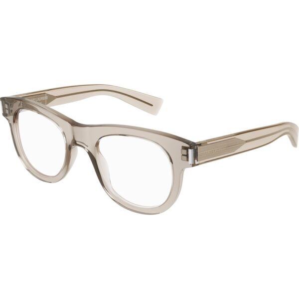 Occhiali vista  Saint laurent Sl 571 opt cod. colore 004 Unisex Rotonda Beige