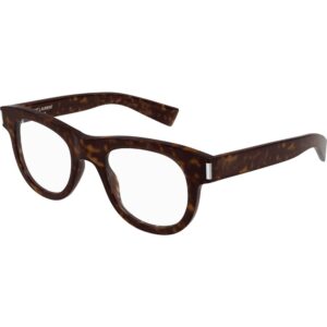 Occhiali vista  Saint laurent Sl 571 opt cod. colore 007 Unisex Rotonda Havana