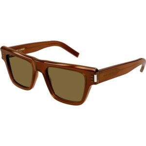 Occhiali da sole  Saint laurent Sl 469 cod. colore 013 Uomo Squadrata Marrone