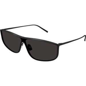 Occhiali da sole  Saint laurent Sl 605 luna cod. colore 002 Unisex Squadrata Nero