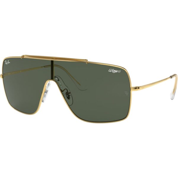 Occhiali da sole  Ray - ban Rb3697 wings ii cod. colore 905071 Uomo Squadrata Oro