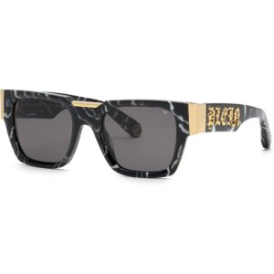 Occhiali da sole  Philipp plein Spp095m plein glares cod. colore 0z21 Uomo Squadrata Nero