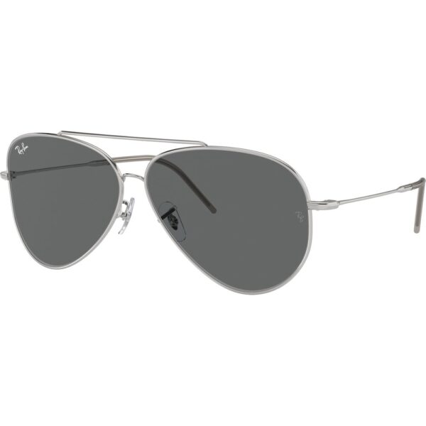 Occhiali da sole  Ray - ban Rbr0101s aviator reverse cod. colore 003/gr Unisex Pilot Argento