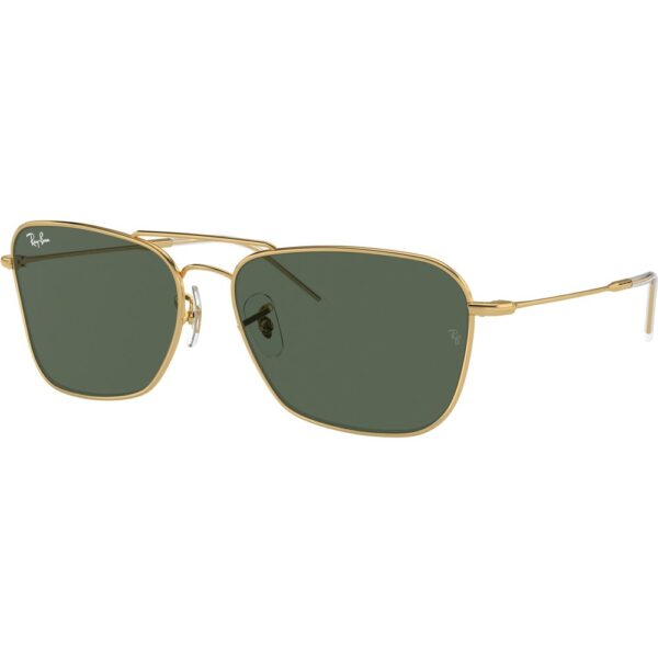 Occhiali da sole  Ray - ban Rbr0102s caravan reverse cod. colore 001/vr Unisex Squadrata Oro