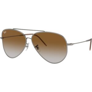 Occhiali da sole  Ray - ban Rbr0101s aviator reverse cod. colore 004/cb Unisex Pilot Grigio