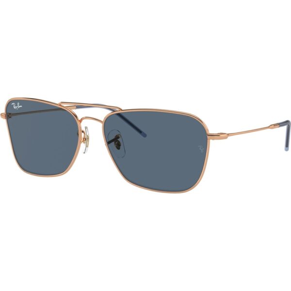 Occhiali da sole  Ray - ban Rbr0102s caravan reverse cod. colore 92023a Unisex Squadrata Oro