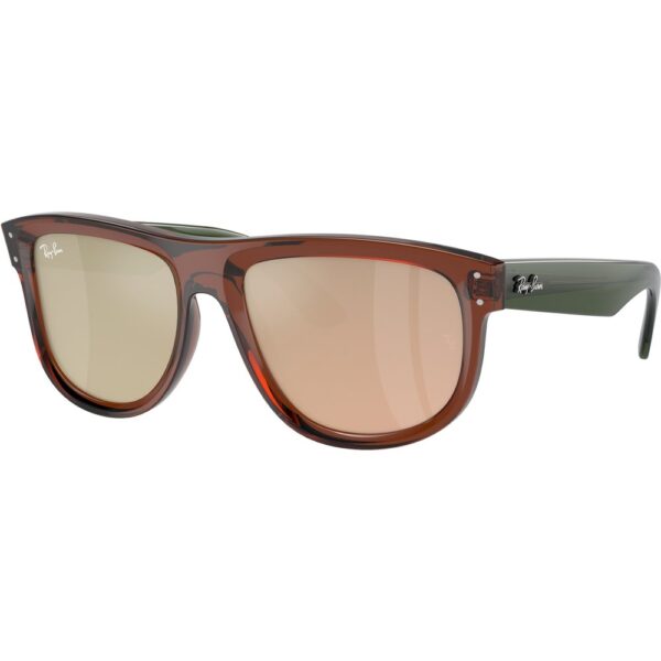 Occhiali da sole  Ray - ban Rbr0501s boyfriend reverse cod. colore 67102o Unisex Squadrata Marrone