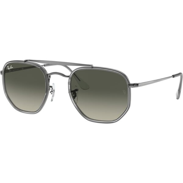 Occhiali da sole  Ray - ban Rb3648m the marshal ii cod. colore 004/71 Unisex Geometrica Grigio