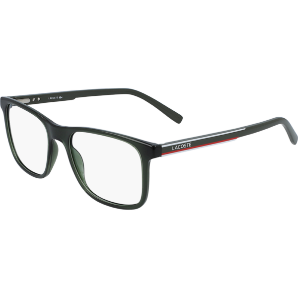 Occhiali vista  Lacoste L2848 cod. colore 317 Uomo Squadrata Verde