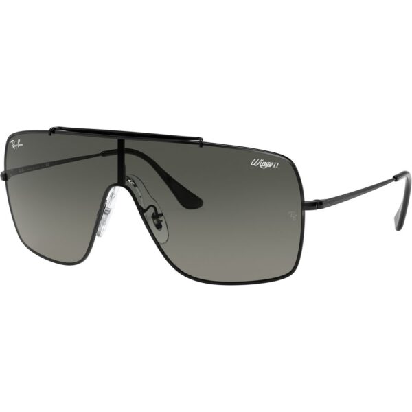 Occhiali da sole  Ray - ban Rb3697 wings ii cod. colore 002/11 Uomo Squadrata Nero