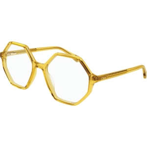 Occhiali vista  Chloé Cc0005o cod. colore 005 Unisex Geometrica Giallo