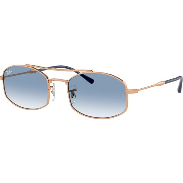 Occhiali da sole  Ray - ban Rb3719  cod. colore 92623f Unisex Rotonda Oro