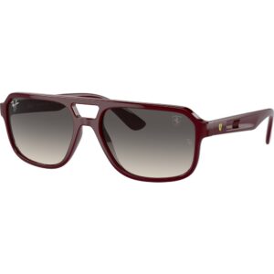 Occhiali da sole  Ray - ban Rb4414m  cod. colore f68511 Unisex Geometrica Rosso