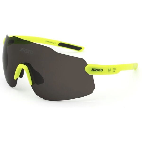 Occhiali da sole  Briko Rpf starlight cod. colore lime electric a28 Unisex Geometrica Giallo