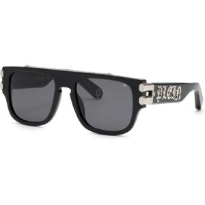 Occhiali da sole  Philipp plein Spp011x cod. colore 0700 Unisex Squadrata Nero