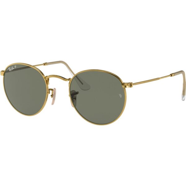 Occhiali da sole  Ray - ban Rb3447 round metal cod. colore 001/58 Uomo Rotonda Oro