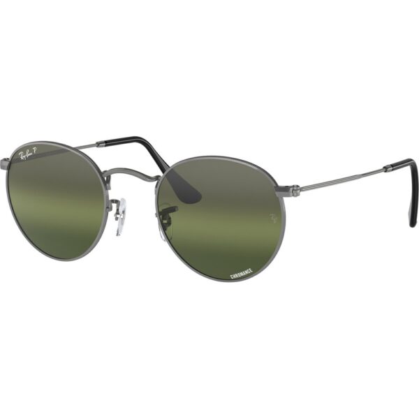 Occhiali da sole  Ray - ban Rb3447 round metal cod. colore 004/g4 Uomo Rotonda Grigio