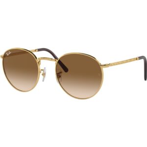 Occhiali da sole  Ray - ban Rb3637 new round cod. colore 001/51 Unisex Panthos Oro