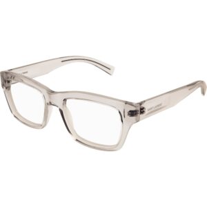 Occhiali vista  Saint laurent Sl 616 cod. colore 004 Unisex Squadrata Beige