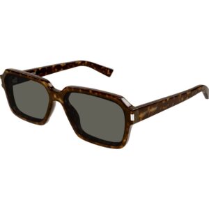 Occhiali da sole  Saint laurent Sl 611/f cod. colore 002 Uomo Squadrata Havana