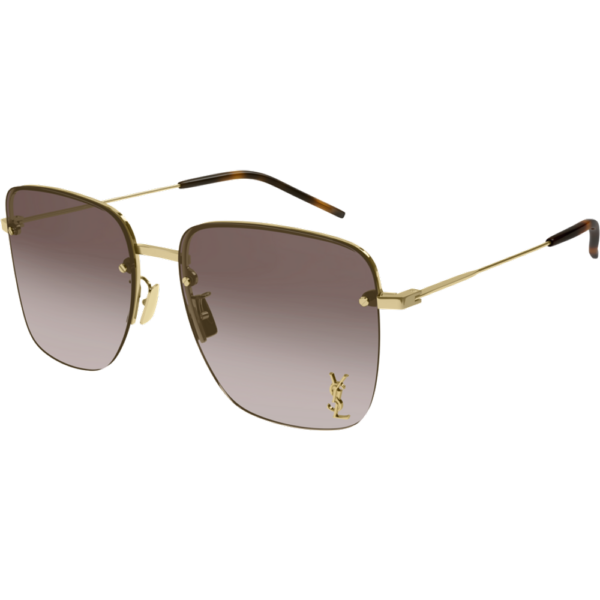 Occhiali da sole  Saint laurent Sl 312 m cod. colore 008 Donna Squadrata Oro