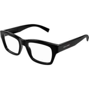 Occhiali vista  Saint laurent Sl 616 cod. colore 001 Unisex Squadrata Nero