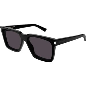 Occhiali da sole  Saint laurent Sl 610/f cod. colore 001 Unisex Squadrata Nero