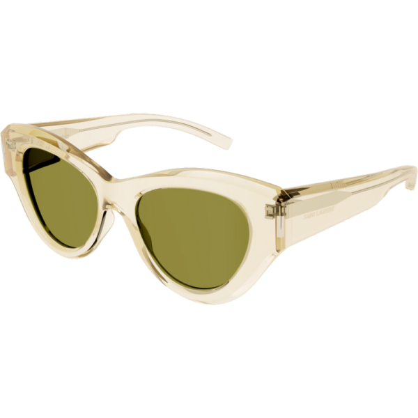 Occhiali da sole  Saint laurent Sl 506 cod. colore 005 Donna Cat eye Giallo