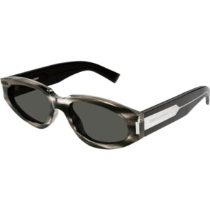 Occhiali da sole  Saint laurent Sl 618 cod. colore 004 Donna Geometrica Havana