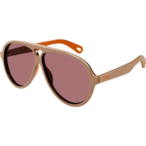 Occhiali da sole  Chloé Ch0211s cod. colore 003 Donna Pilot Beige