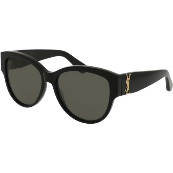 Occhiali da sole  Saint laurent Sl m3 cod. colore 002 Donna Rotonda Nero