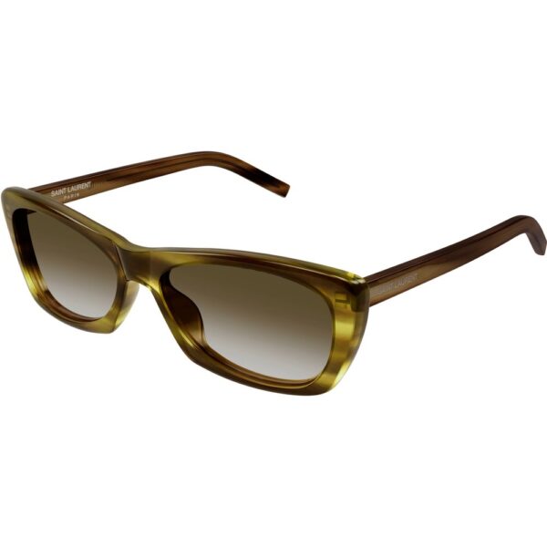 Occhiali da sole  Saint laurent Sl 613 cod. colore 004 Donna Squadrata Havana