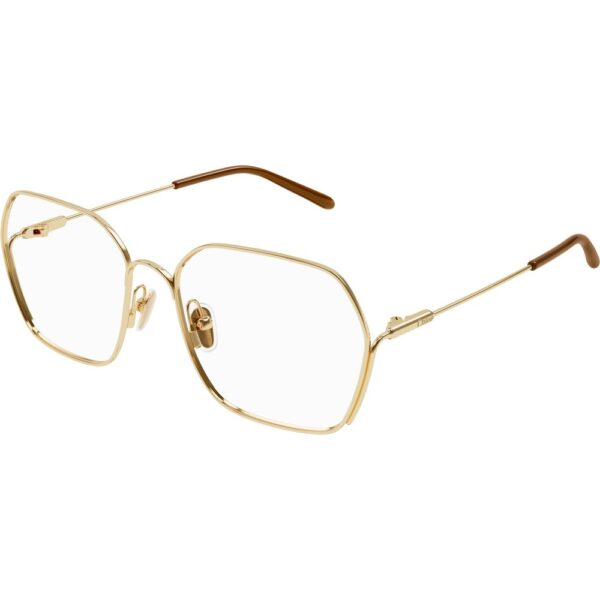 Occhiali vista  Chloé Ch0208o cod. colore 001 Donna Geometrica Oro