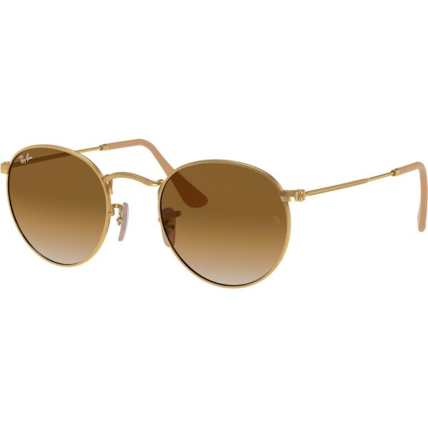 Occhiali da sole  Ray - ban Rb3447 round metal cod. colore 112/51 Unisex Rotonda Oro