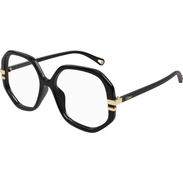 Occhiali vista  Chloé Ch0107o cod. colore 009 Donna Geometrica Nero