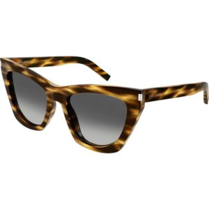 Occhiali da sole  Saint laurent Sl 214 kate cod. colore 024 Donna Cat eye Havana