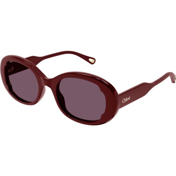 Occhiali da sole  Chloé Ch0197s cod. colore 004 Donna Farfalla Bordeaux