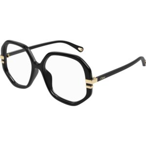 Occhiali vista  Chloé Ch0107o cod. colore 005 Donna Geometrica Nero