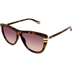 Occhiali da sole  Chloé Ch0203s cod. colore 002 Donna Cat eye Havana