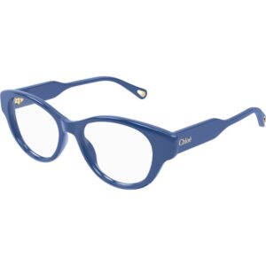 Occhiali vista  Chloé Ch0199o cod. colore 005 Donna Cat eye Azzurro