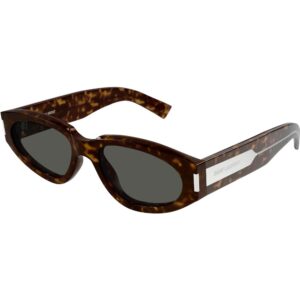 Occhiali da sole  Saint laurent Sl 618 cod. colore 002 Donna Geometrica Havana