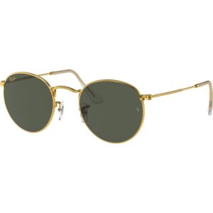 Occhiali da sole  Ray - ban Rb3447 round metal cod. colore 919631 Uomo Rotonda Oro