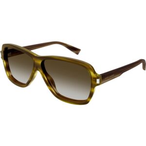 Occhiali da sole  Saint laurent Sl 609 carolyn cod. colore 003 Uomo Pilot Havana