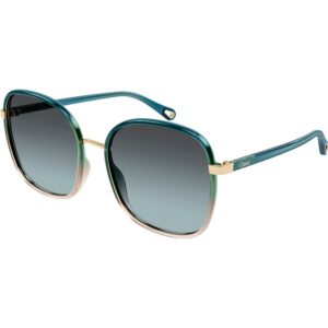 Occhiali da sole  Chloé Ch0031s cod. colore 011 Donna Squadrata Verde