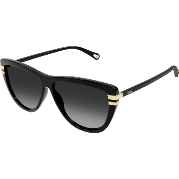 Occhiali da sole  Chloé Ch0203s cod. colore 001 Donna Cat eye Nero