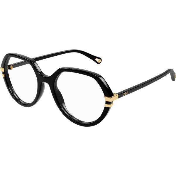 Occhiali vista  Chloé Ch0206o cod. colore 001 Donna Rotonda Nero