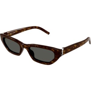 Occhiali da sole  Saint laurent Sl m126 cod. colore 002 Donna Cat eye Havana